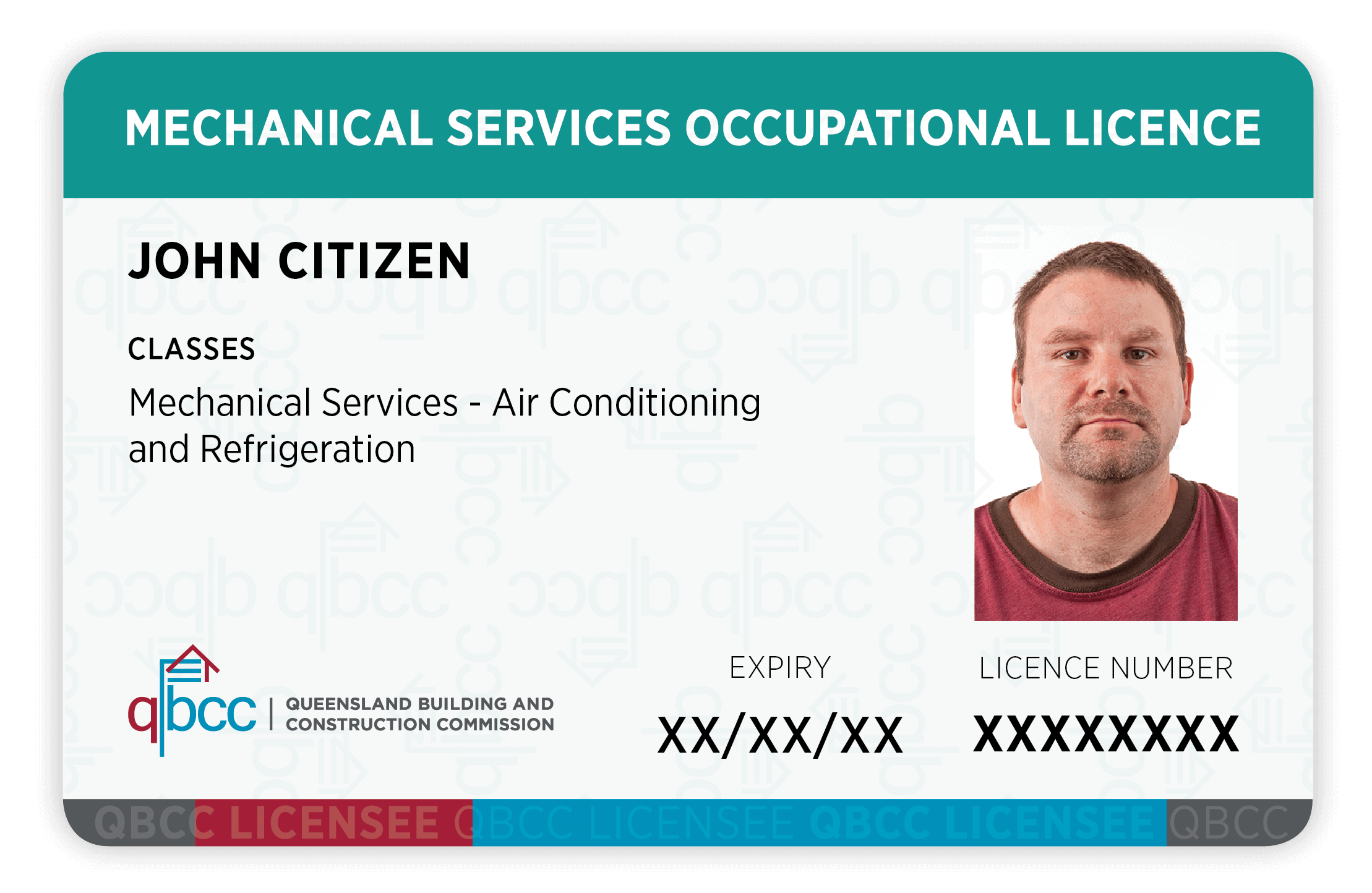 Digital licence mechanical services occupational card image