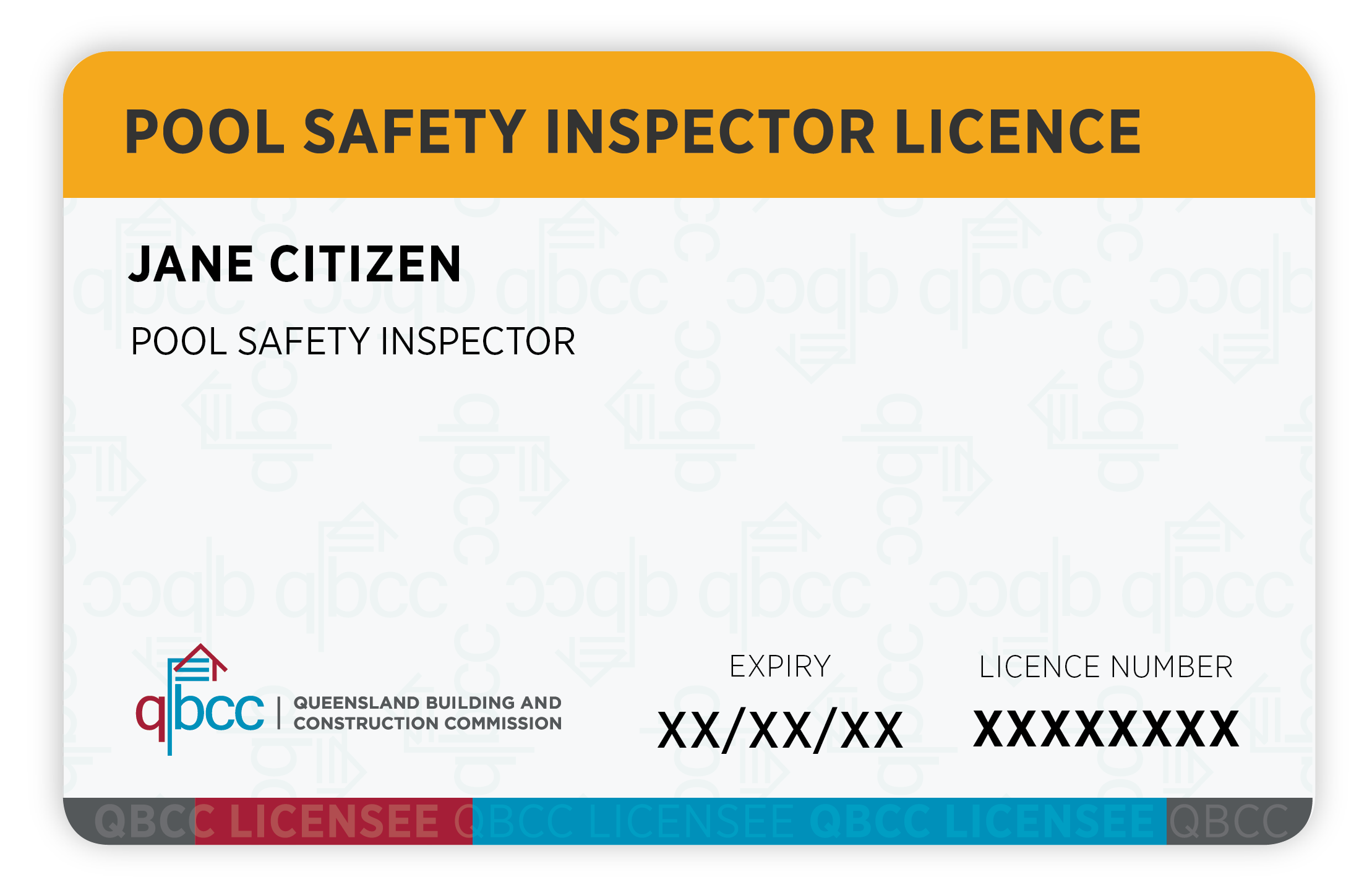 qbcc licence card no photo