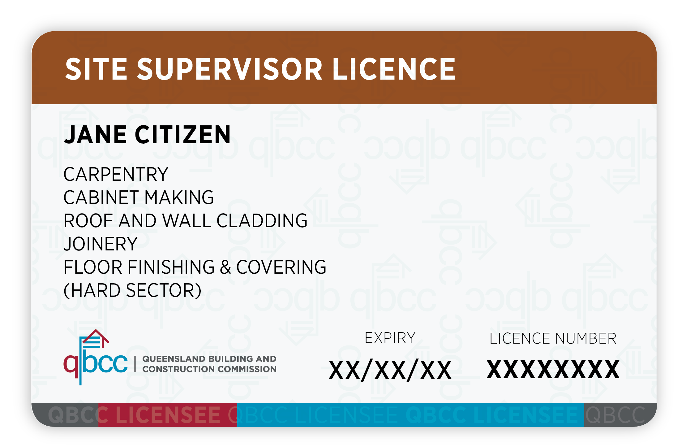 qbcc licence card no photo
