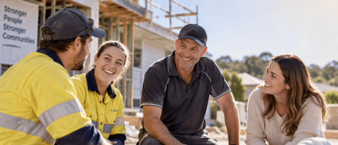 Building community, building wellbeing in construction